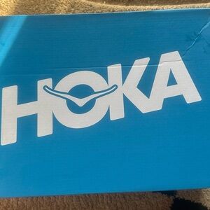 Hoka Vibrant Blue Shoe Box